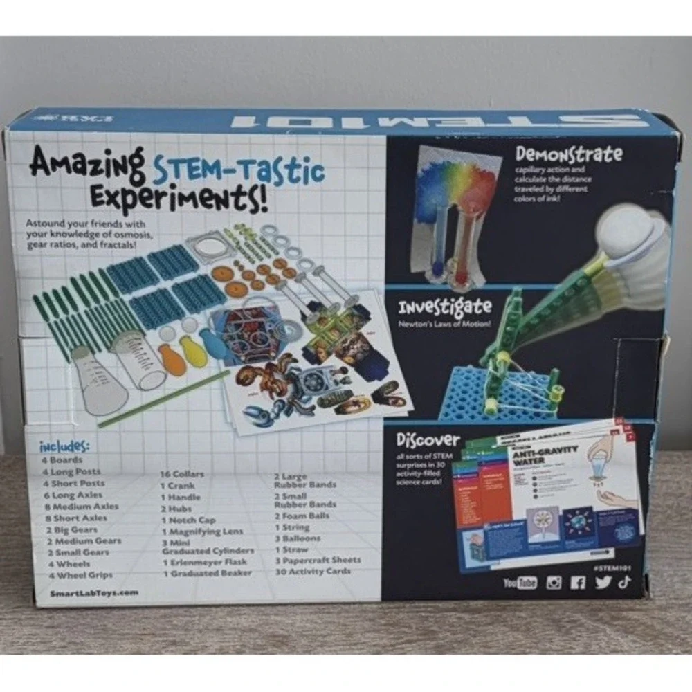 NEW Kids Activity Set Stem 101 Learning Toy 35 Amazing Activities Experiments